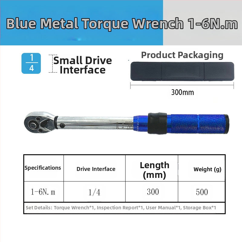 Rats momenta atslēga komplekts, 8 gab., hroma-vanādija tērauds, pulēta virsma, precizitāte ±3