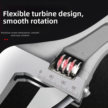 Ρυθμιζόμενο κλειδί με μεγάλο άνοιγμα, πολυλειτουργικό κλειδί μπάνιου-σωλήνα, χειροκίνητα εργαλεία επισκευής | Μάρκα: Other; Υλικό: Χαλύβας υψηλής περιεκτικότητας σε άνθρακα