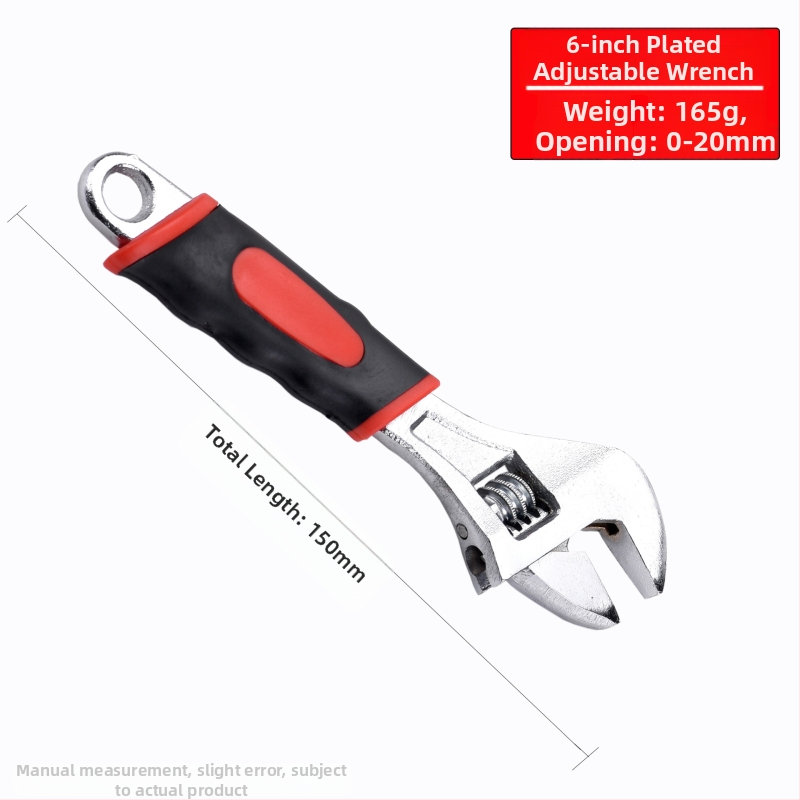 Cheie reglabilă cu deschidere mare, cheie pentru baie și țevi, unelte de reparații manuale | Brand: Other; Material: oțel cu carbon înalt; Tip: cheie cu dinți mobili