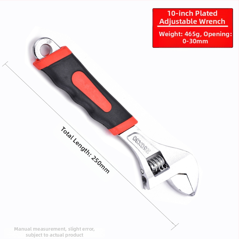 Cheie reglabilă cu deschidere mare, cheie pentru baie și țevi, unelte de reparații manuale | Brand: Other; Material: oțel cu carbon înalt; Tip: cheie cu dinți mobili