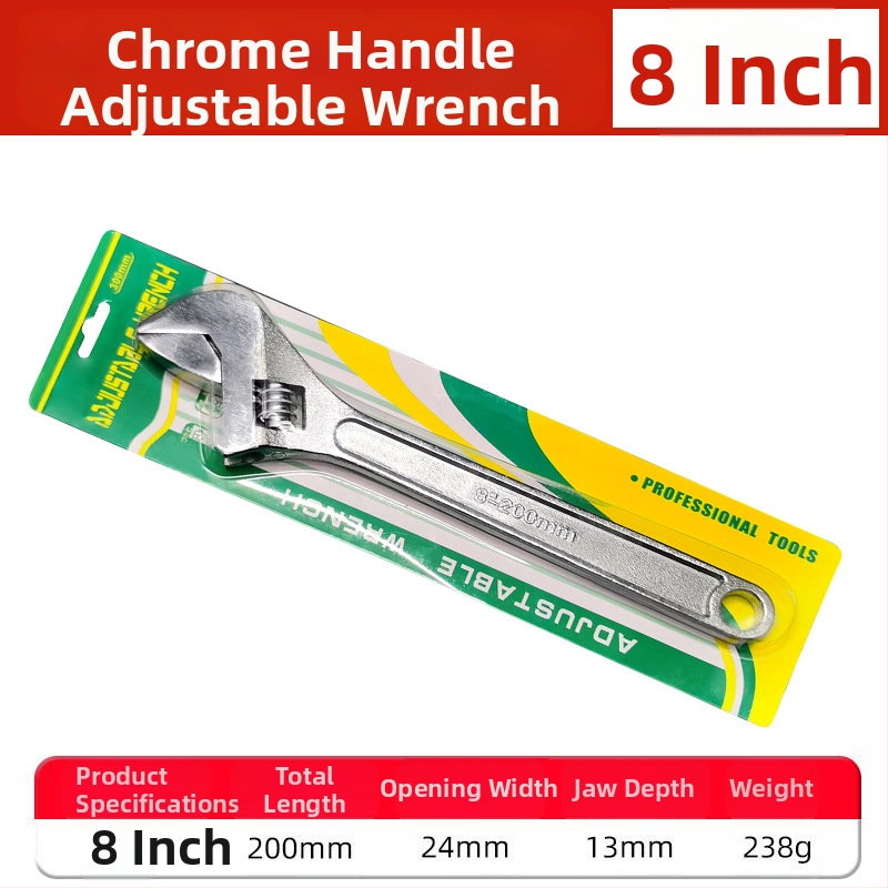 Cheie reglabilă cu deschidere mare, cheie pentru baie și țevi, unelte de reparații manuale | Brand: Other; Material: oțel cu carbon înalt; Tip: cheie cu dinți mobili