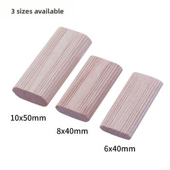 Domino ξύλινο δόντι για έπιπλα – από ξύλο beech, συνδετήρας πάνελ για επιπλοποιία