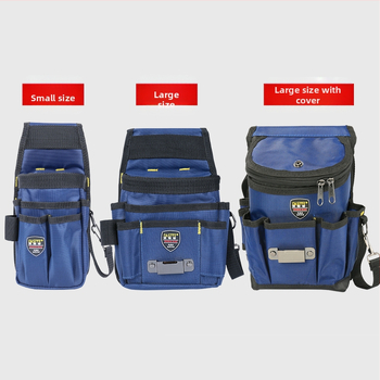 Ζώνη εργαλείων για ηλεκτρολόγους και ξυλουργούς, ενισχυμένος καμβάς, πολυλειτουργική κρεμαστή τσάντα