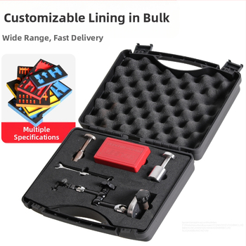 Πλαστικό κιβώτιο εργαλείων με επένδυση από σφουγγάρι, φορητό προστατευτικό κουτί για οικιακή χρήση