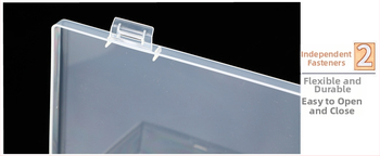 Κλειστή διαφανής πλαστική μικρή θήκη αποθήκευσης για ηλεκτρονικά εξαρτήματα και βίδες — ανθεκτική στη σκόνη, 18 L, ιαπωνικού ύφους, κατασκευασμένο στην Ιαπωνία