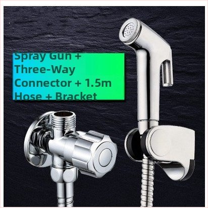 Ръчен комплект пръскачка за тоалетна, портативен, модел PQ-858, материал: пластмаса, номинално налягане 10, работна температура 80°C