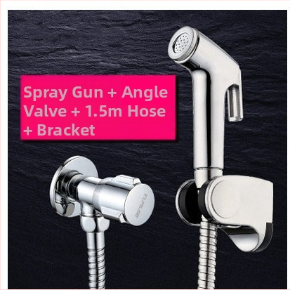 Ръчен комплект пръскачка за тоалетна, портативен, модел PQ-858, материал: пластмаса, номинално налягане 10, работна температура 80°C