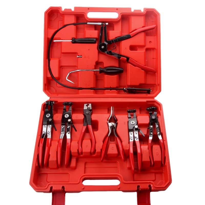 9 gab., saišu knaibles komplekts automašīnai — Augsta oglekļa tērauds, Neitrāls zīmols, Auto piemērots, Svars 1