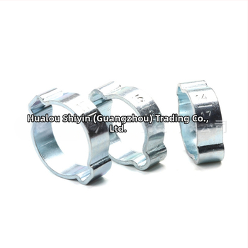 Clamă pentru țevi, cu urechi duble, galvanizată, pentru țevi de 5–20 mm, marcă SY