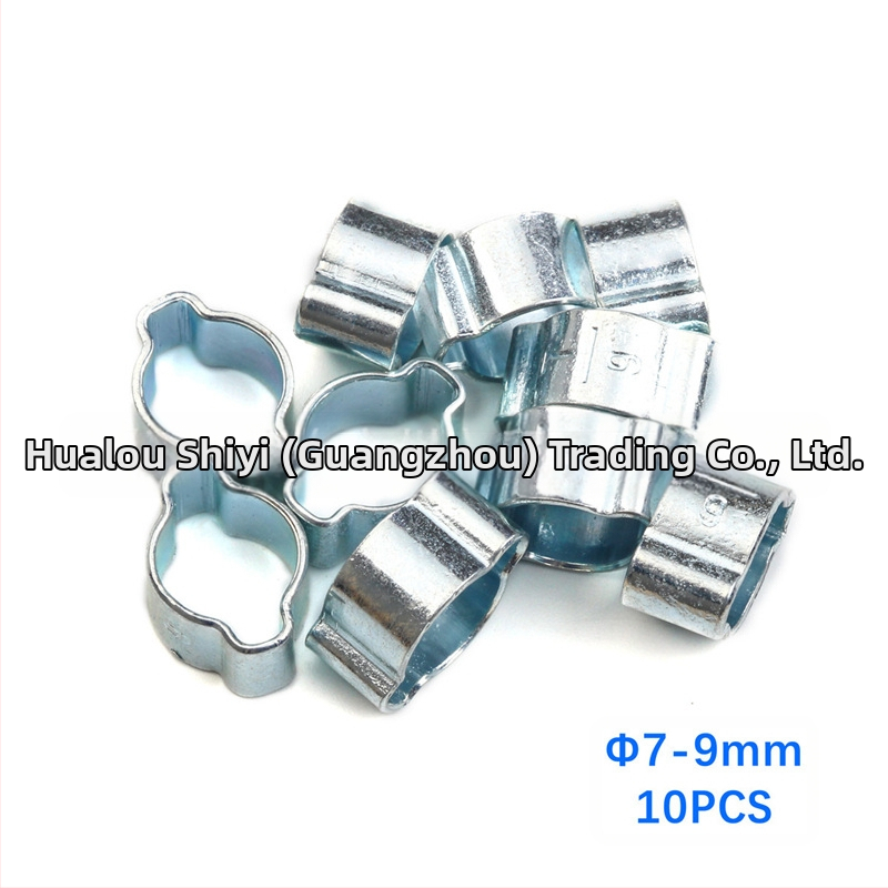 Clamă pentru țevi, cu urechi duble, galvanizată, pentru țevi de 5–20 mm, marcă SY