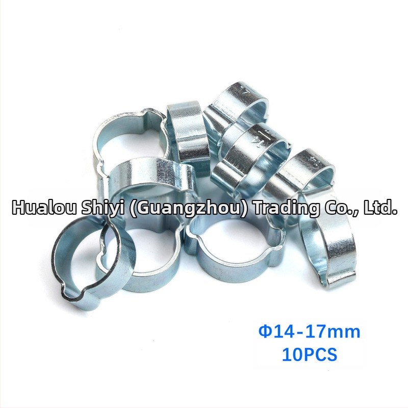 Clamă pentru țevi, cu urechi duble, galvanizată, pentru țevi de 5–20 mm, marcă SY