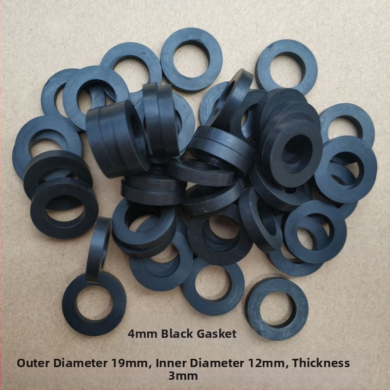 Guminis tarpiklis dušo galvai su filtru, vandens šildytuvo įėjimo vamzeliui ir čiaupui