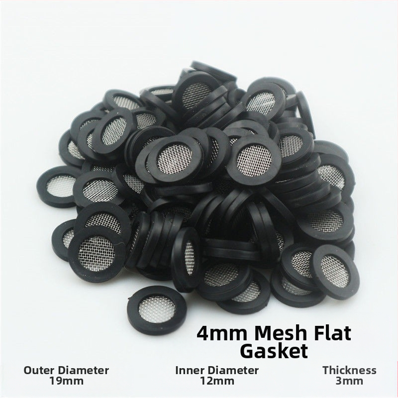 Гумен уплътнител за душ глава с филтър, уплътнение за вход към бойлер и кран