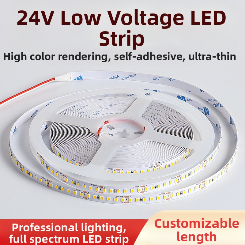Lineáris monokróm LED-szalag, öntapadó, 12V, 120 LED, 2835 SMD