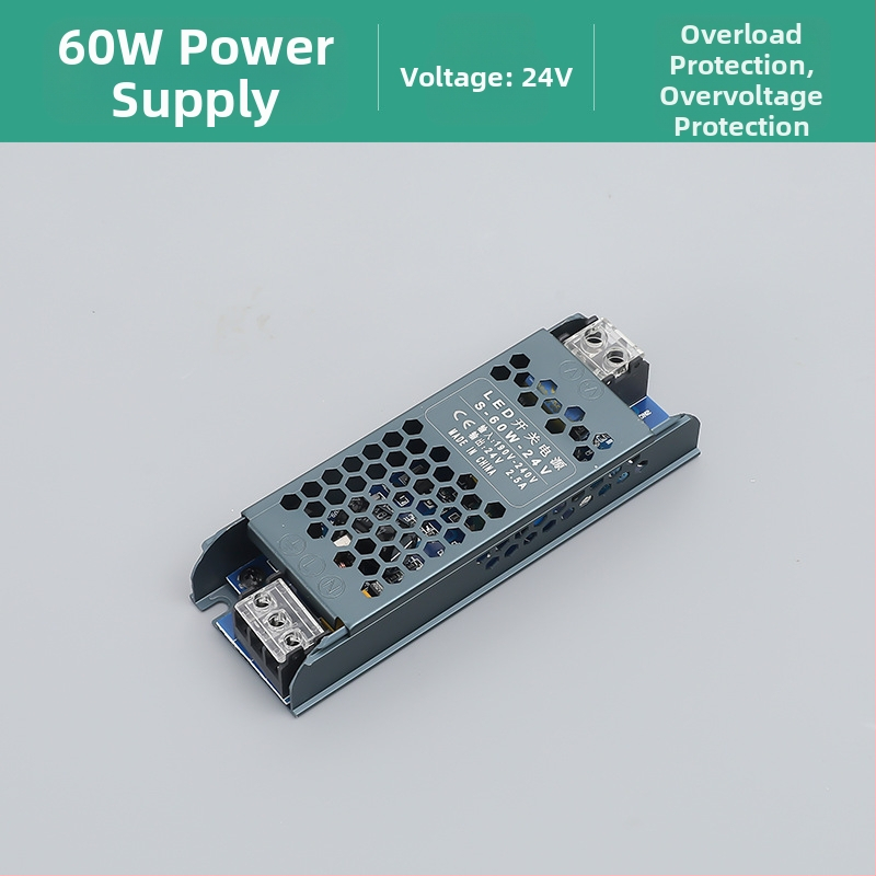 Линейна монохромна LED лента, самозалепваща, 12V, 120 диода, 2835 SMD