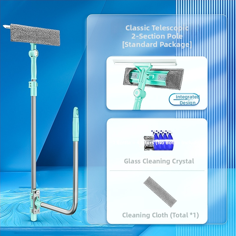 Alat za čišćenje stakla za kućnu upotrebu, dvostrani brisač, električni