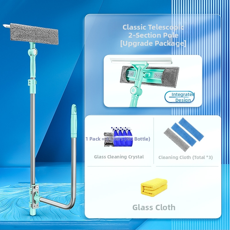 Alat za čišćenje stakla za kućnu upotrebu, dvostrani brisač, električni