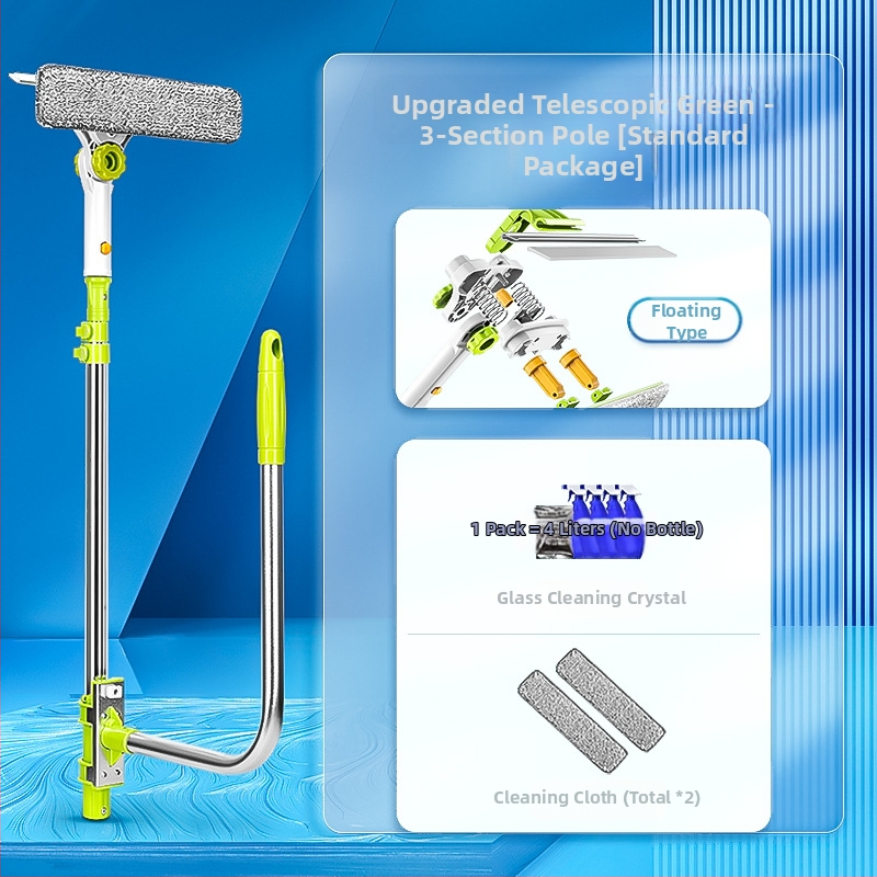 Alat za čišćenje stakla za kućnu upotrebu, dvostrani brisač, električni