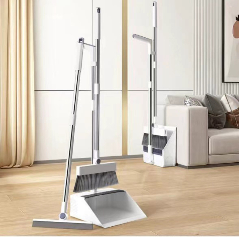 Összecsukható seprű és lapát szett - PP anyag, modell 049, 1 készlet, 0,95 kg