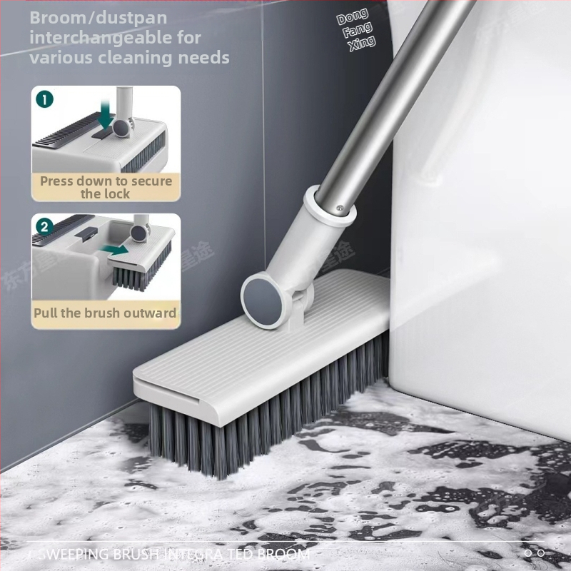 Разгъваем комплект метла и лопатка за прах - PP материал, модел 049, 1 комплект, 0,95 кг