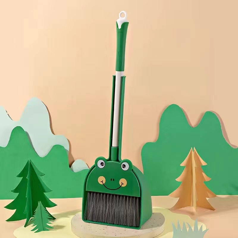 Söprő és portörlő készlet – rajzfilm mini aranyos gyermekeknek, PP+PET, 36 db, 2024