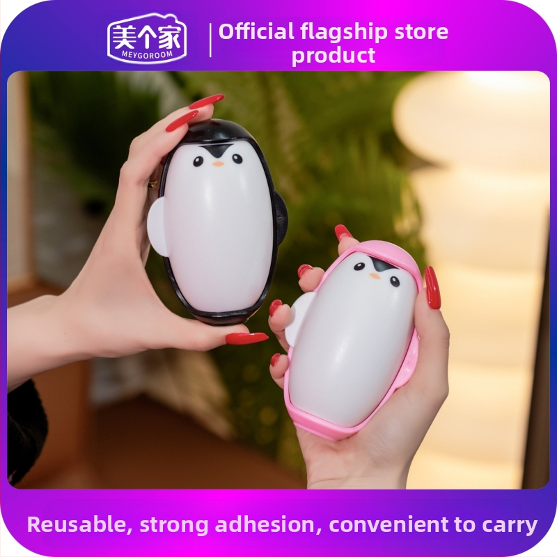 Лепяща ролка за косми с форма на пингвин – пластмасов корпус, модерен стил, премахва косми