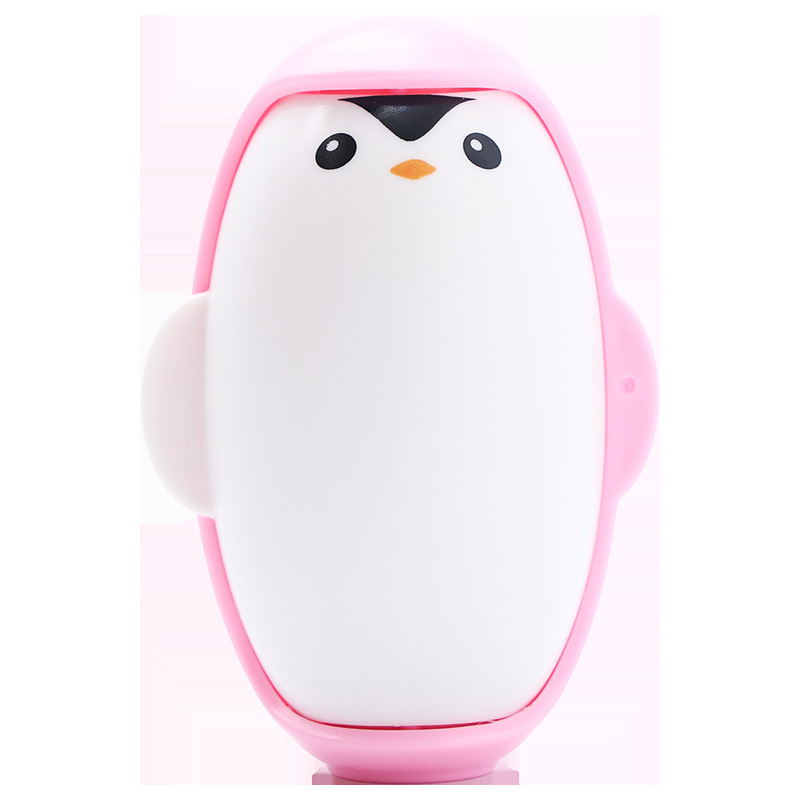 Pingvín alakú ragacsos szőrtelenítő roló – műanyag, modern minimál dizájn, eltávolítja a szőrszálakat