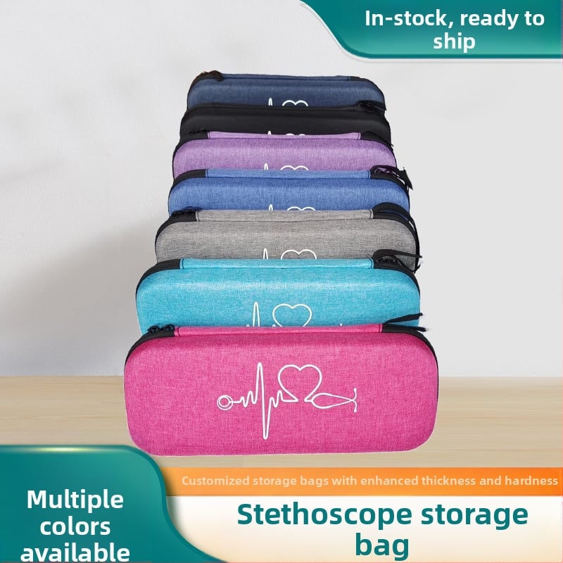 Stetoskopo saugyklos krepšys, Modelis XC; Medžiaga: 600D Snowflake Oxford audinys; Apkrovos našta: 5 kg; Procesas: Offset spausdinimas; Naudojimas: stetoskopų pakuotė