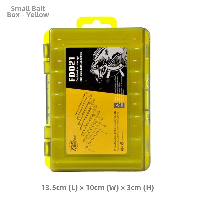 XINLANG žvejybos masalų laikymo dėžutė, dviejų sluoksnių, dvipusė, nešiojama, atspari vandeniui žvejybos reikmenims