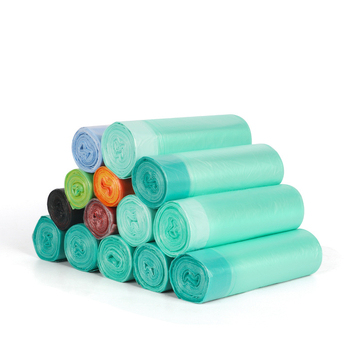 HS σακούλες απορριμμάτων με κορδόνι, HDPE, μιας χρήσης, για οικιακή χρήση, πάχος 0,011 mm