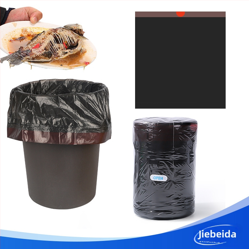 HS HDPE торби за отпадъци с връзка, еднократни, за дома, дебелина 0,011 мм