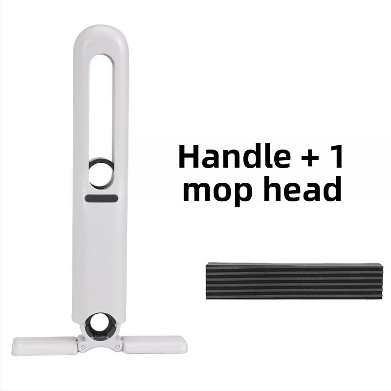 Összecsukható spin-mop háztartási használatra ökológiai szivacsfejjel és műanyag rúddal; száradási arány 80–90%; korrózióállóság 9.0–9.9