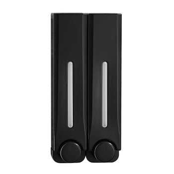 Πλαστικός διανεμητής σαπουνιού τοίχου για μπάνιο και κουζίνα, με μηχανισμό ώθησης, μοντέρνος μινιμαλιστικός σχεδιασμός