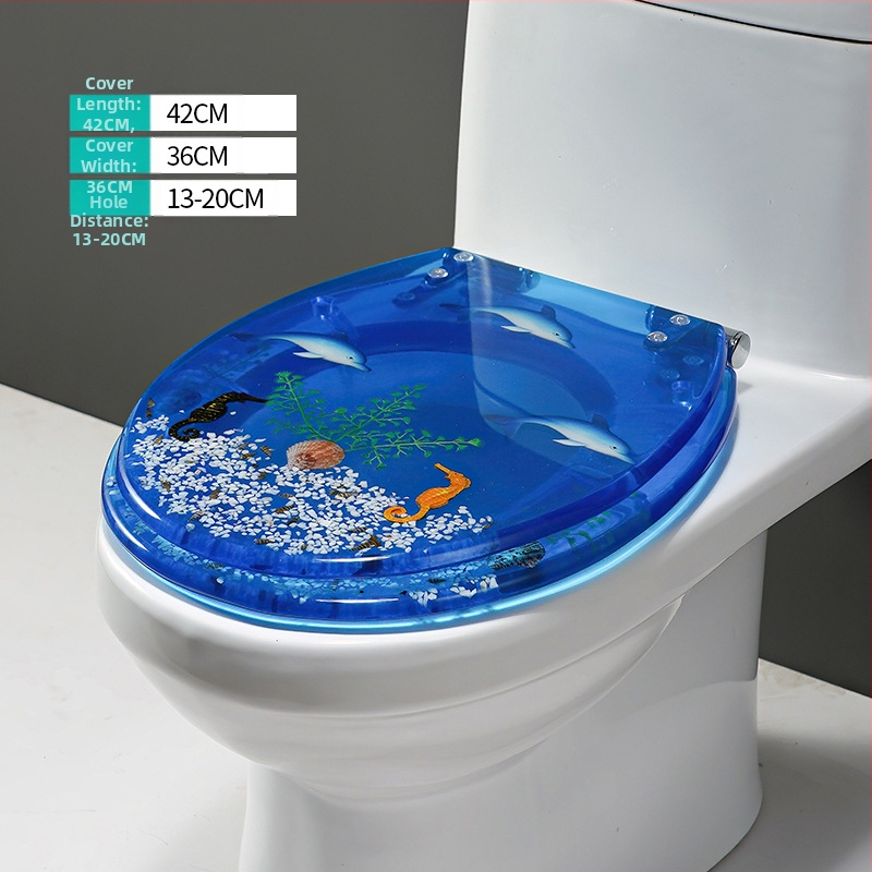 WC-fedél, univerzális vastagított kialakítás, UF gyanta, csillapítóval, stílus Standard, modern egyszerűség, márka Home Now, merev pántok