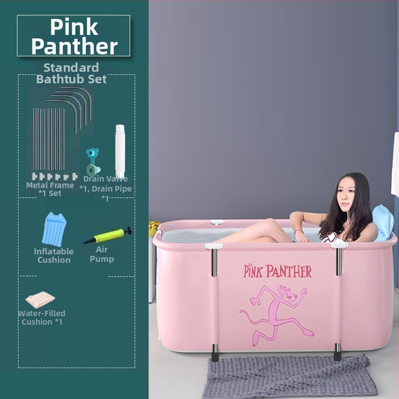 Vas de baie pliabil pentru adulți, pentru baie, material nylon; stil: dublu, pliabil, înălțat.