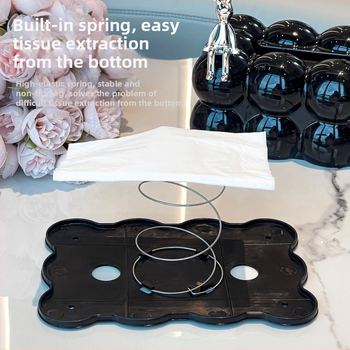 Κουτί χαρτομάντιλων — Μοντέρνος σχεδιασμός από PP, μοντέλο HL-9668569, κατάλληλο για αυτοκίνητο, σαλόνι και μπάνιο, με μηχανισμό εξαγωγής χαρτομάντιλων