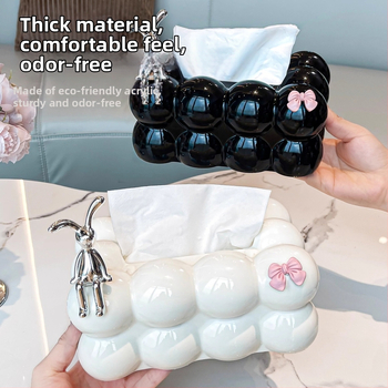 Κουτί χαρτομάντιλων — Μοντέρνος σχεδιασμός από PP, μοντέλο HL-9668569, κατάλληλο για αυτοκίνητο, σαλόνι και μπάνιο, με μηχανισμό εξαγωγής χαρτομάντιλων