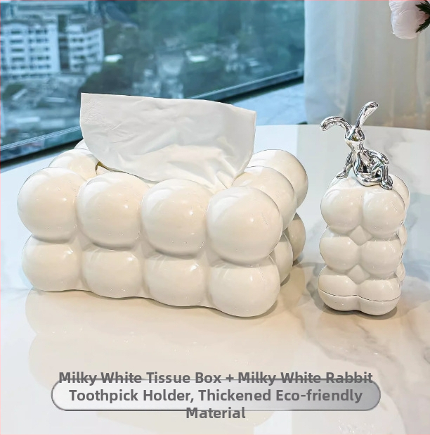 Zsebkendő-doboz – modern PP anyag, modell HL-9668569, alkalmas autóba, nappaliba és fürdőbe, kihúzható zsebkendő mechanizmussal