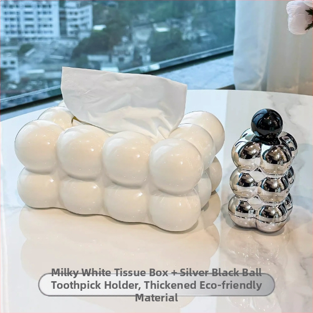 Zsebkendő-doboz – modern PP anyag, modell HL-9668569, alkalmas autóba, nappaliba és fürdőbe, kihúzható zsebkendő mechanizmussal