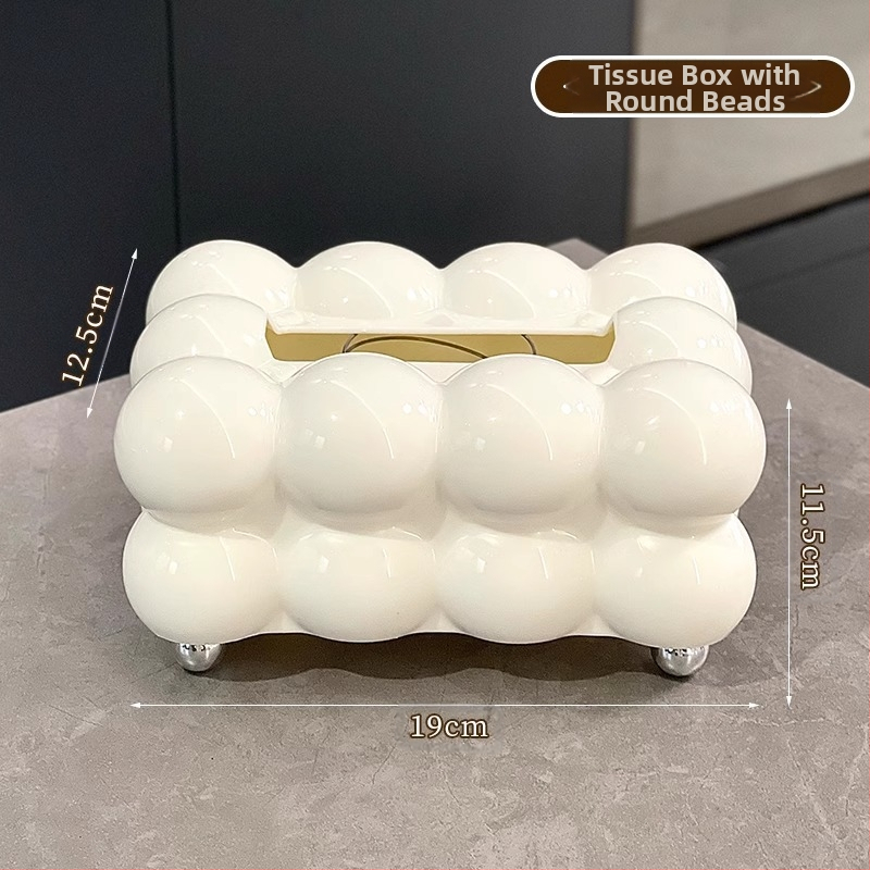 Zsebkendő-doboz – modern PP anyag, modell HL-9668569, alkalmas autóba, nappaliba és fürdőbe, kihúzható zsebkendő mechanizmussal