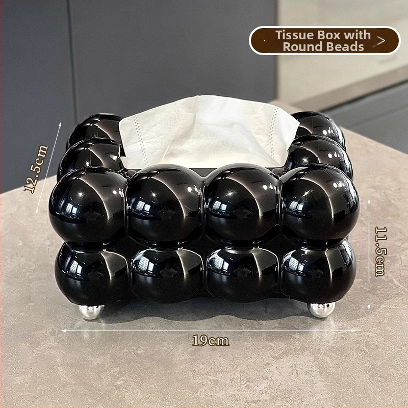 Zsebkendő-doboz – modern PP anyag, modell HL-9668569, alkalmas autóba, nappaliba és fürdőbe, kihúzható zsebkendő mechanizmussal