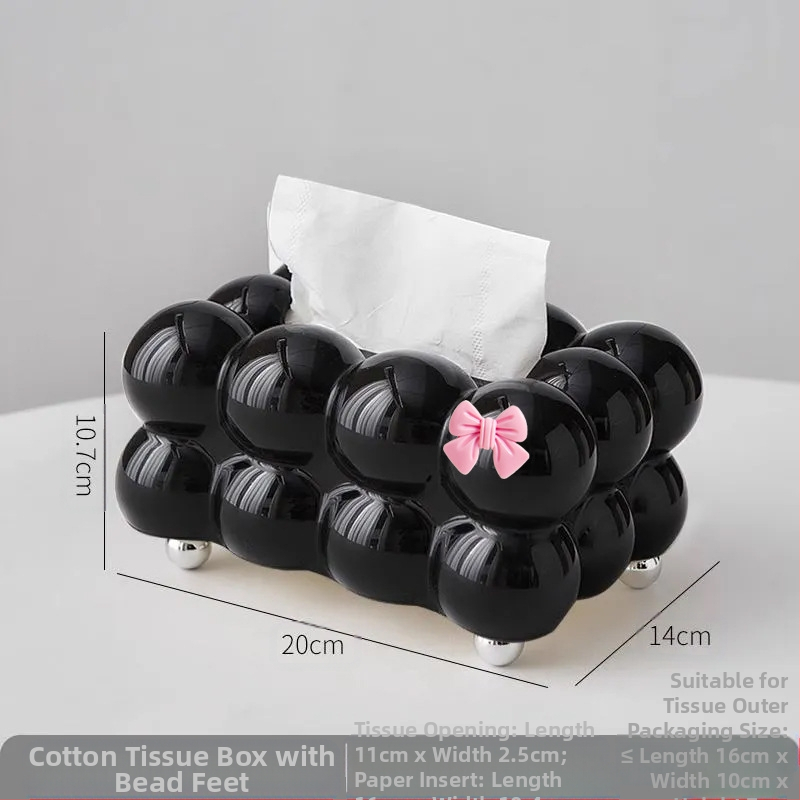 Zsebkendő-doboz – modern PP anyag, modell HL-9668569, alkalmas autóba, nappaliba és fürdőbe, kihúzható zsebkendő mechanizmussal