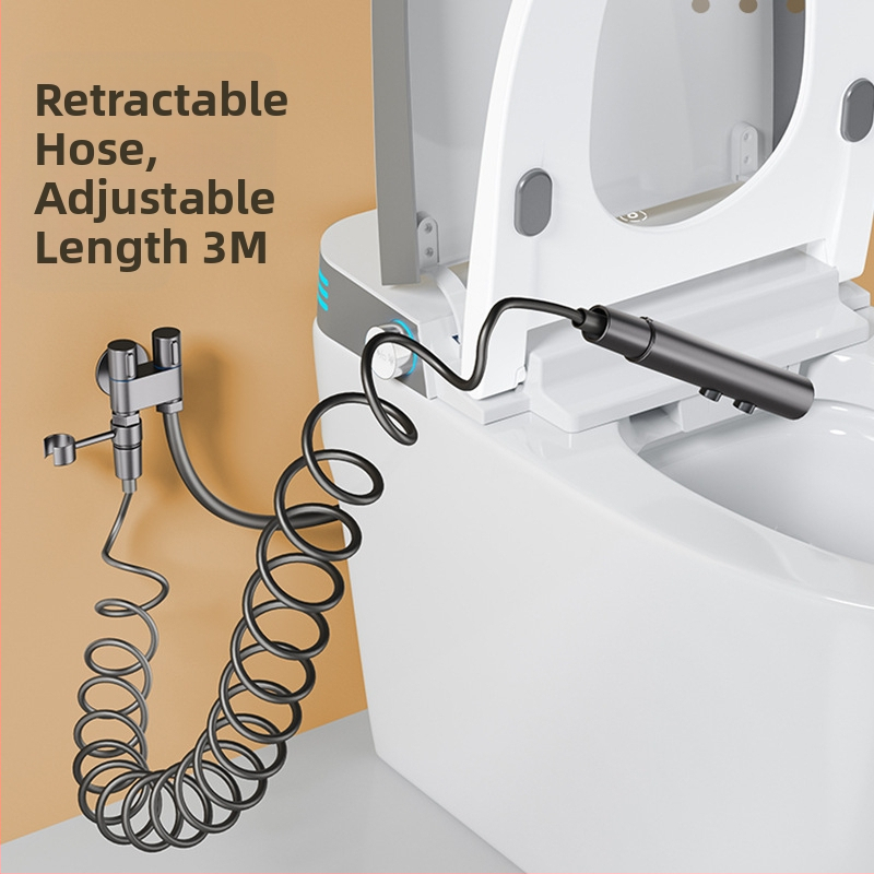 Дюза за промиване на тоалетната с медно тяло, високо налягане за почистване, за домашна употреба