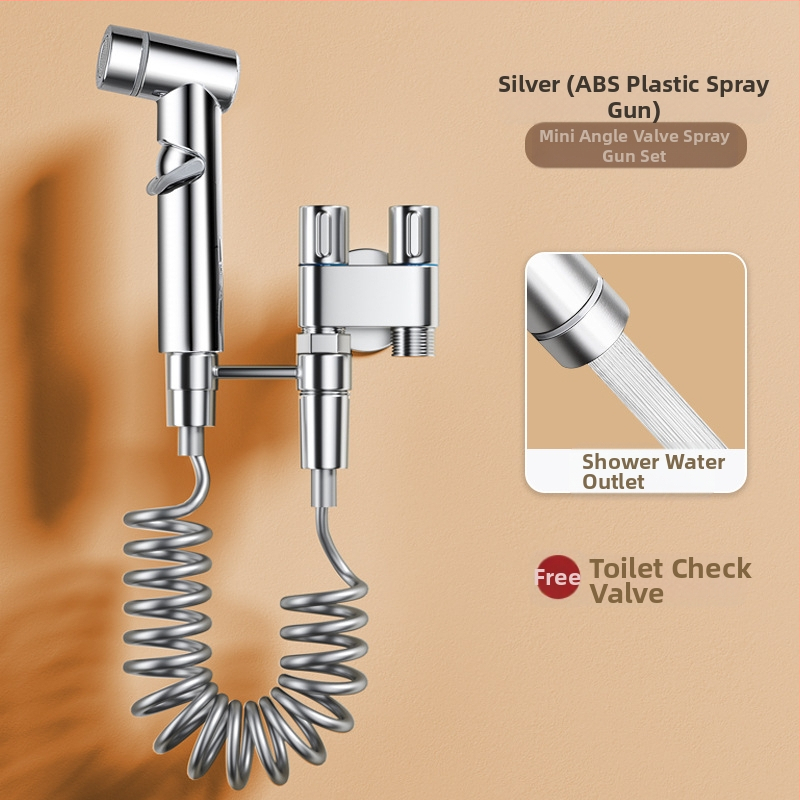Дюза за промиване на тоалетната с медно тяло, високо налягане за почистване, за домашна употреба