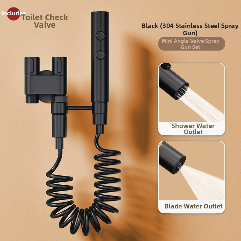Дюза за промиване на тоалетната с медно тяло, високо налягане за почистване, за домашна употреба