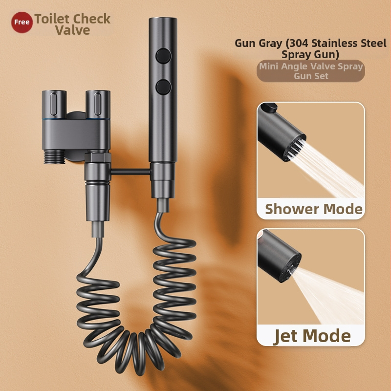 Дюза за промиване на тоалетната с медно тяло, високо налягане за почистване, за домашна употреба