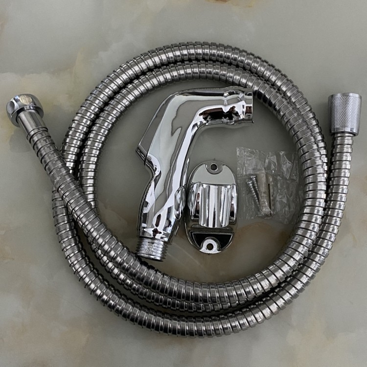 Set spray pentru toaletă cu duș - conectare 4 puncte, corp din plastic, funcție ploaie, procesare UV, model Washer Set