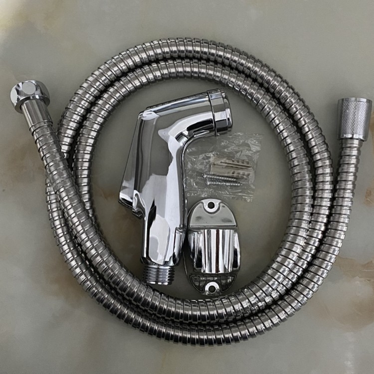 Set spray pentru toaletă cu duș - conectare 4 puncte, corp din plastic, funcție ploaie, procesare UV, model Washer Set