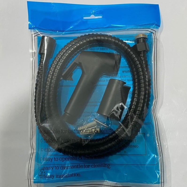 Set spray pentru toaletă cu duș - conectare 4 puncte, corp din plastic, funcție ploaie, procesare UV, model Washer Set