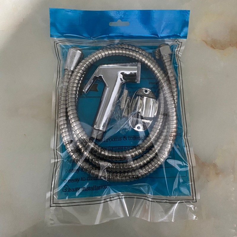 Set spray pentru toaletă cu duș - conectare 4 puncte, corp din plastic, funcție ploaie, procesare UV, model Washer Set